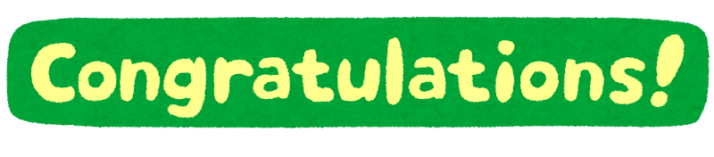 congratulations